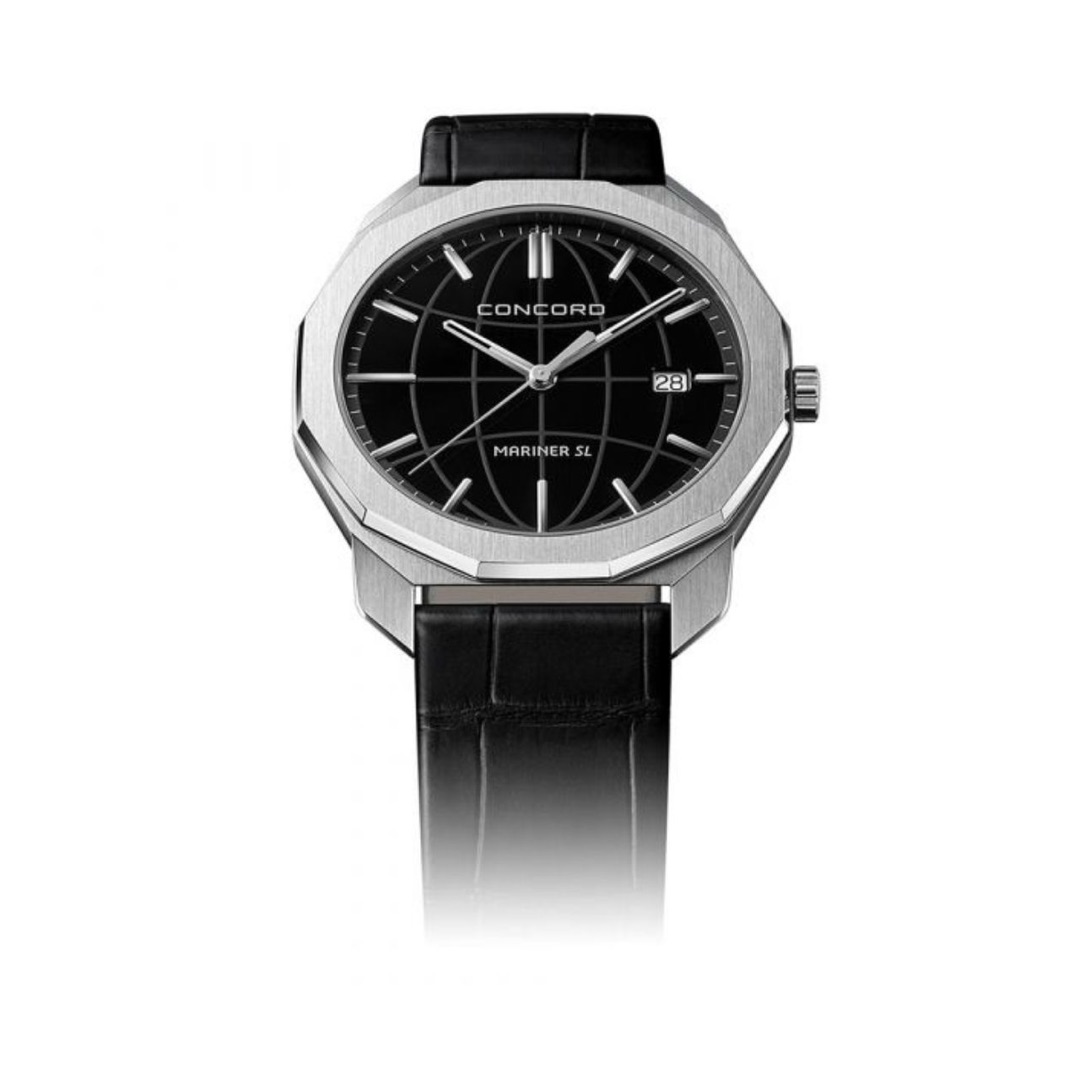 Concord Mariner SL 0320475 Quartz Steel Black Galvanic Dial 40mm Men’s Watch