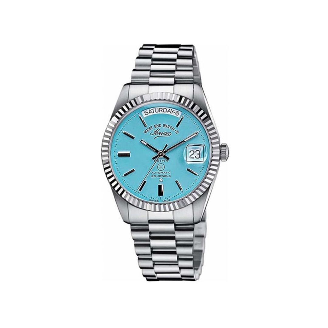 West End Watch Co. Sowar Prime 6868.10.3337 Automatic Tiffany Dial Jubilee Bracelet 41mm Men’s Watch