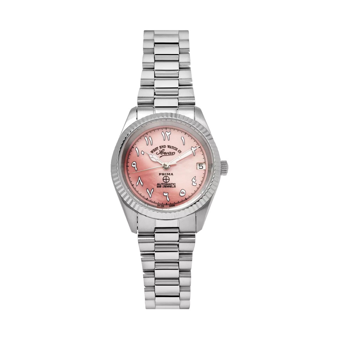 West End Watch Co Sowar Prima 6858.10PINK Automatic 33mm Arabic Pink MOP Dial Ladies Watch
