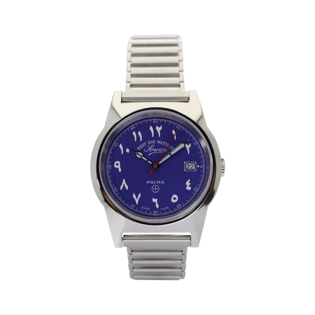West End Watch Co Sowar Prima 3369 Quartz 38mm Arabic Blue Dial Men’s Watch