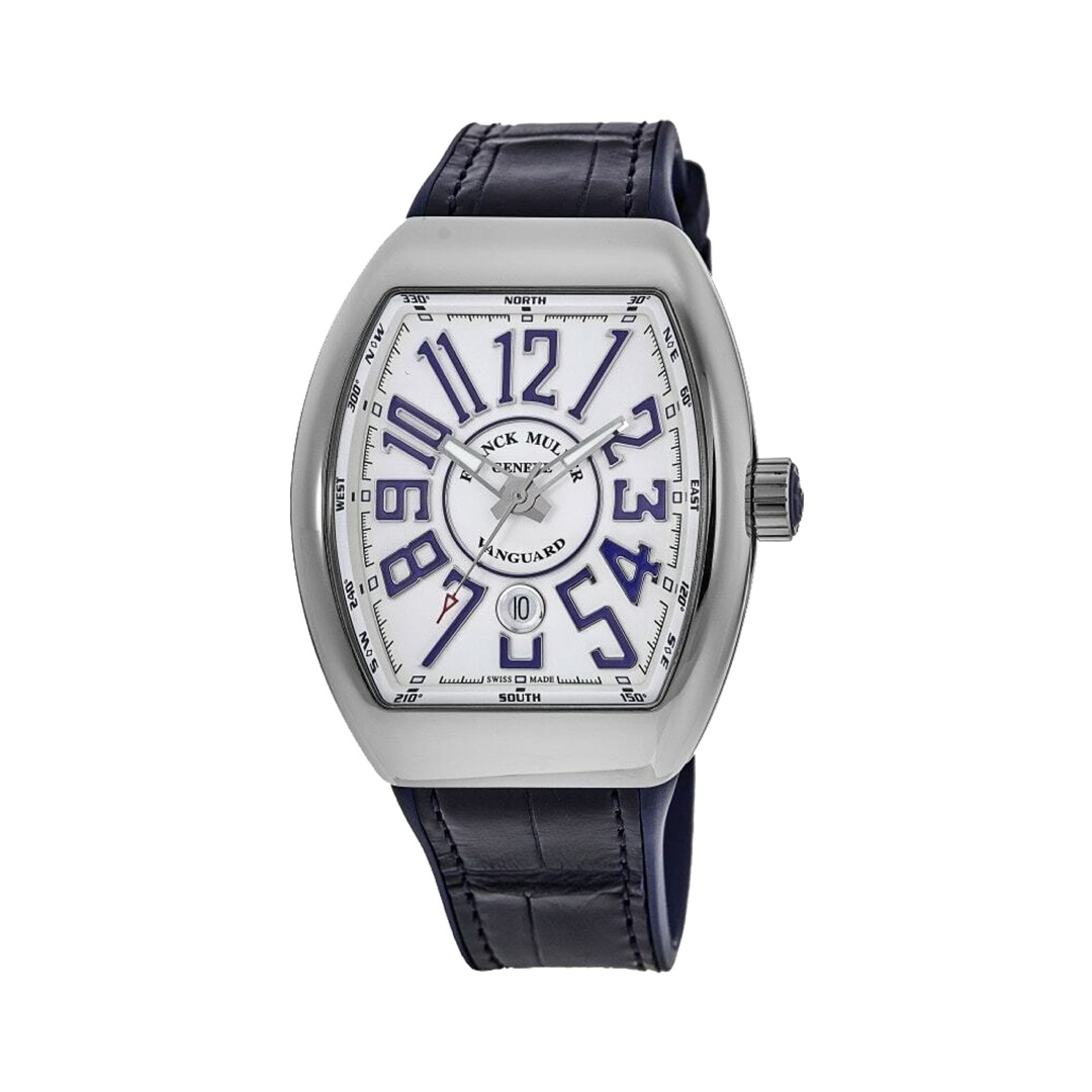 Franck Muller Vanguard V 45 SC DT AC BU Automatic White and Blue Men’s Watch