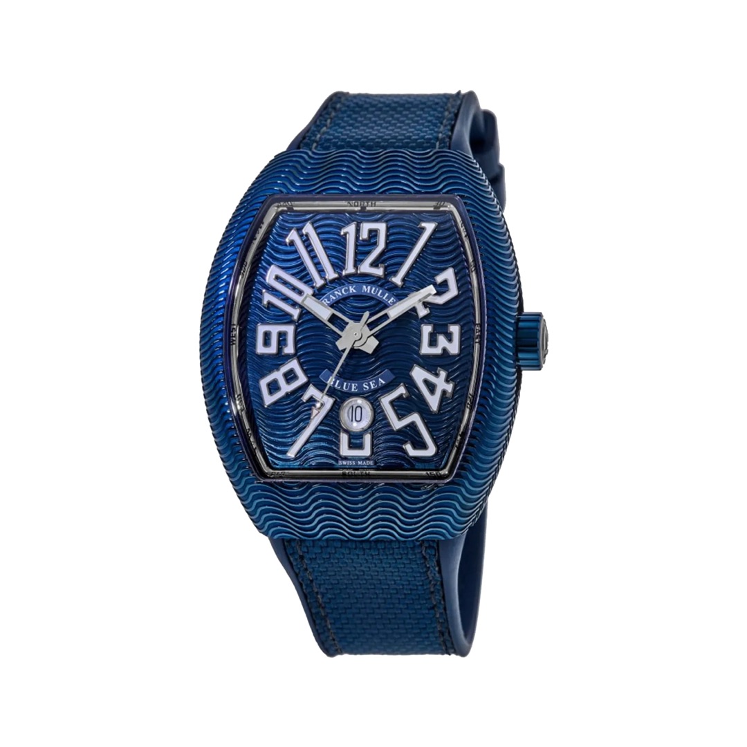 Franck Muller Vanguard V 45 SC DT AC BL AC Blue Sea Automatic Men’s Watch