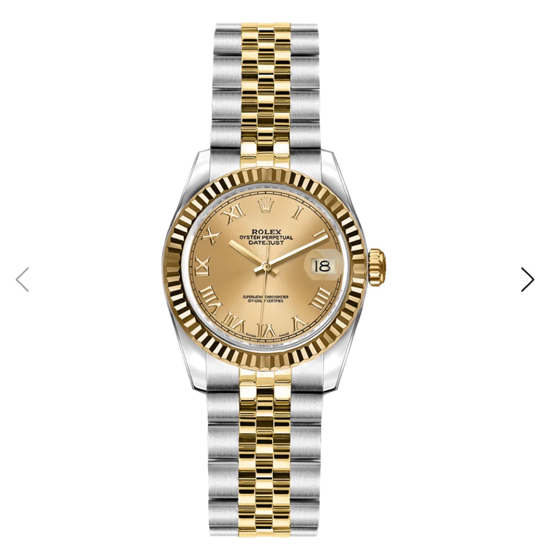 Datejust Steel and Yellow Gold Worn