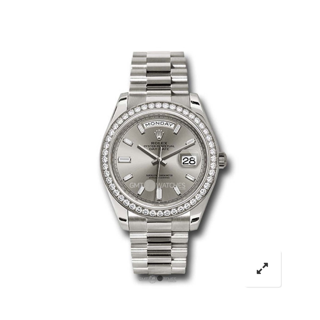 Rolex Oyster Perpetual Day-Date 40mm 18k White Gold 