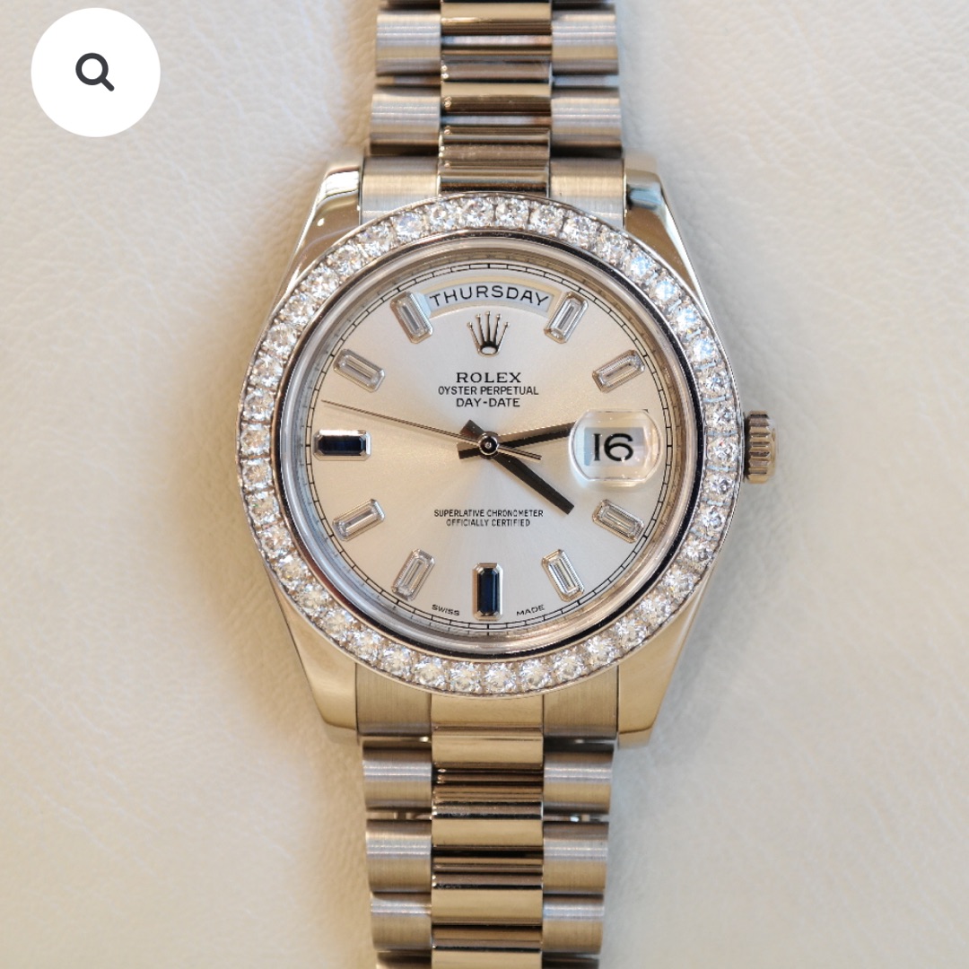 PRE-OWNED ROLEX DAY-DATE II 41MM