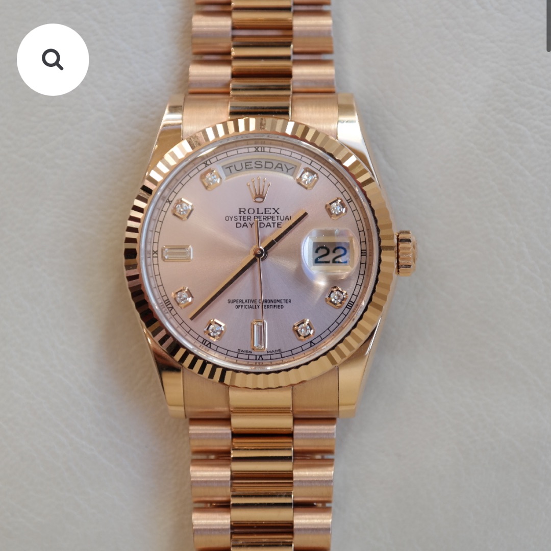 PRE-OWNED ROLEX DAY-DATE 36MM