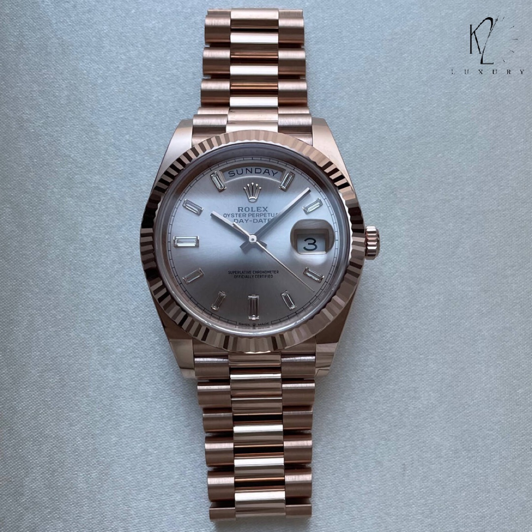 Rolex Day-Date with Baguette Diamonds