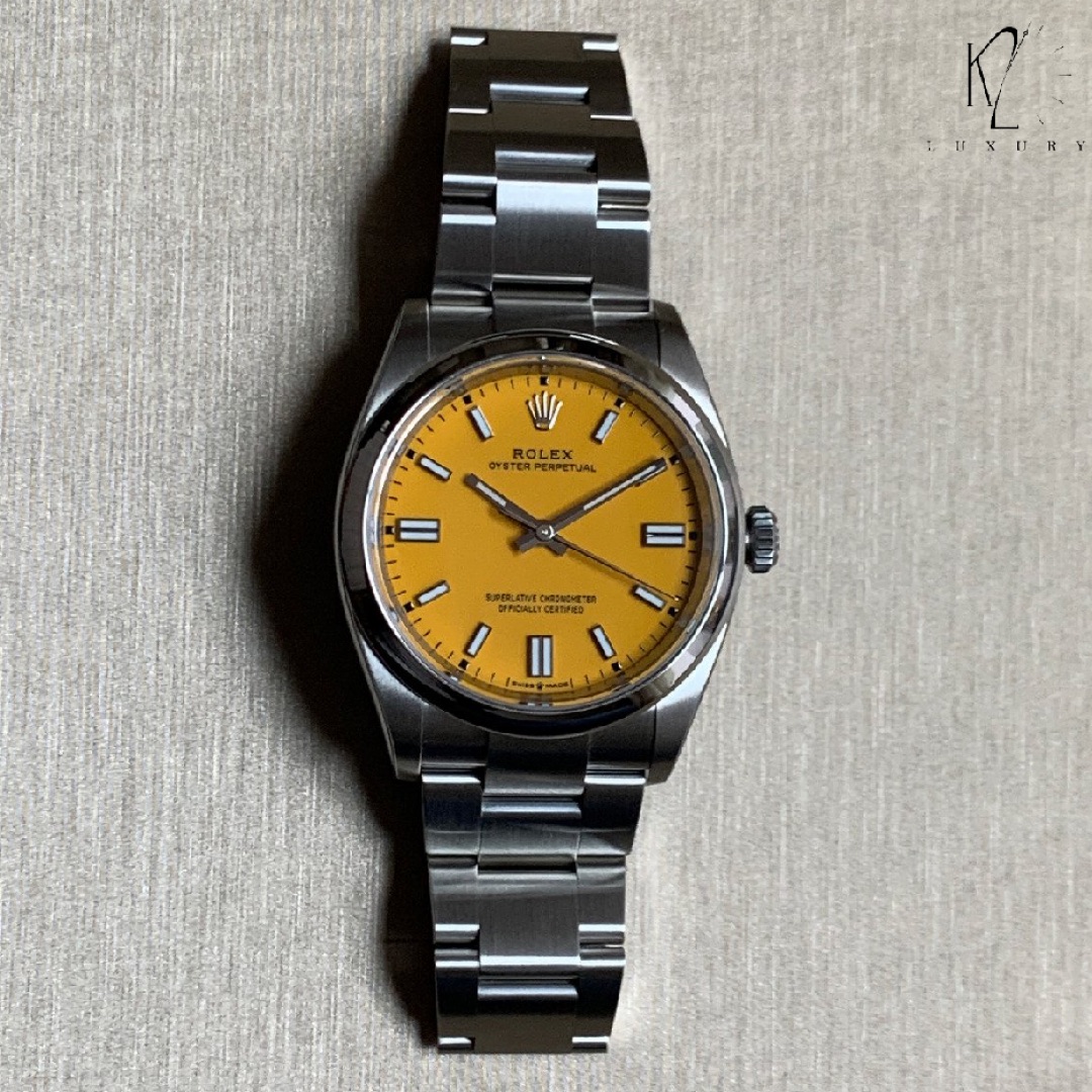 Rolex Oyster Perpetual 36 Yellow Dial
