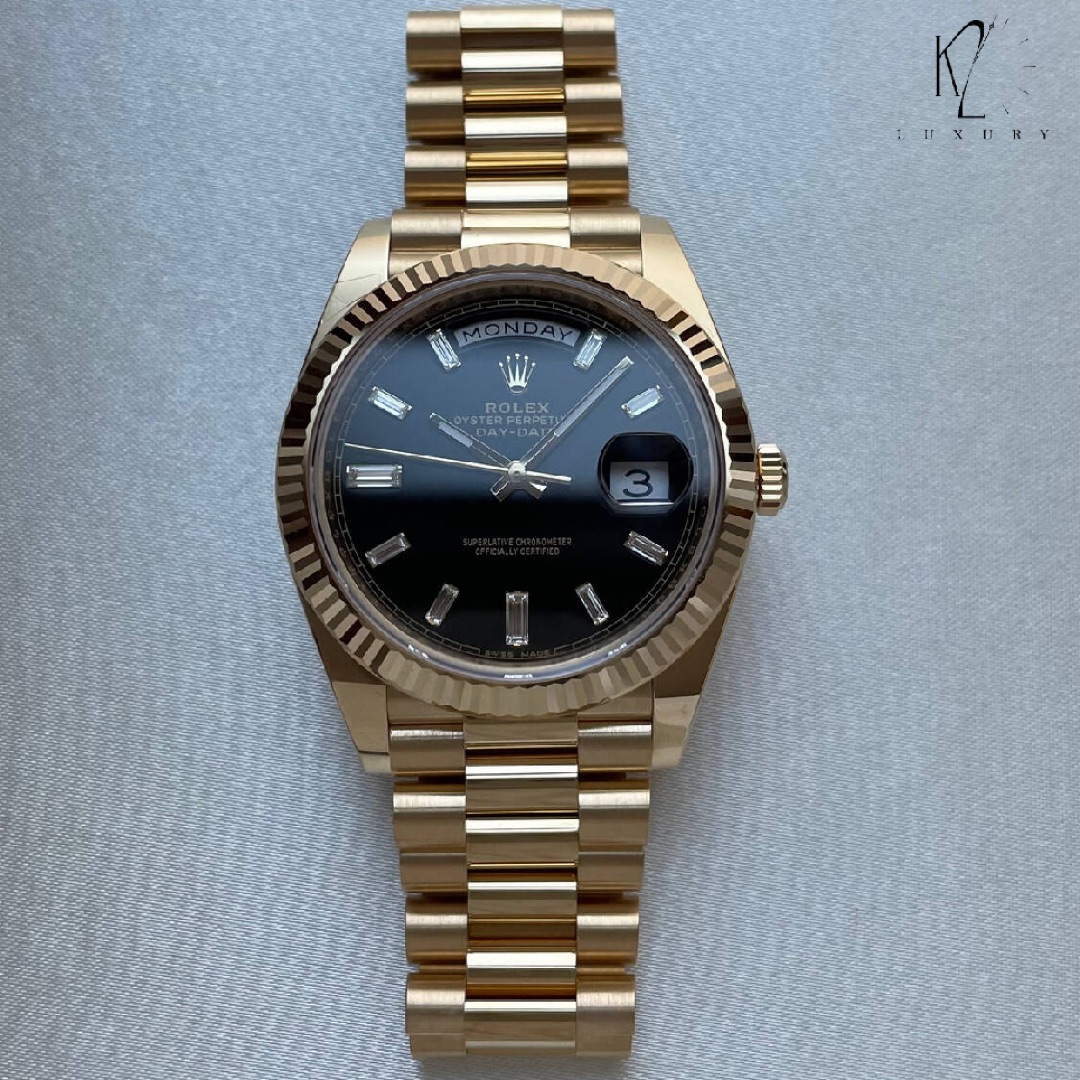 Rolex Day-Date with Baguette Diamonds