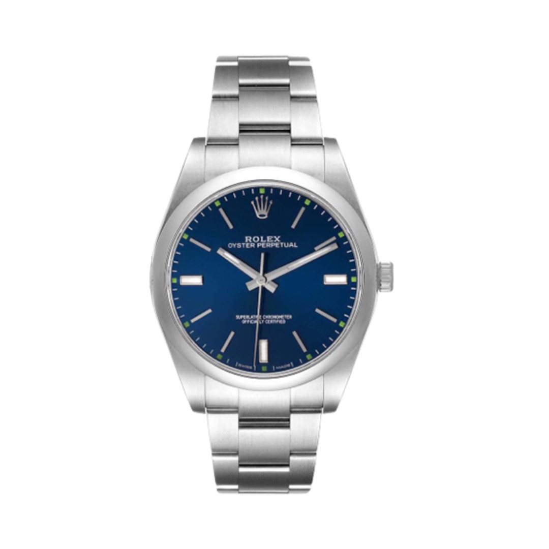 ROLEX OYSTER PERPETUAL BLUE DIAL