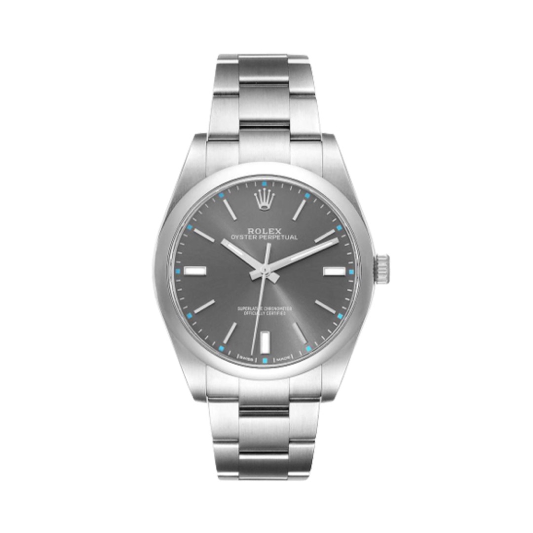 ROLEX OYSTER PERPETUAL SLATE GREY DIAL