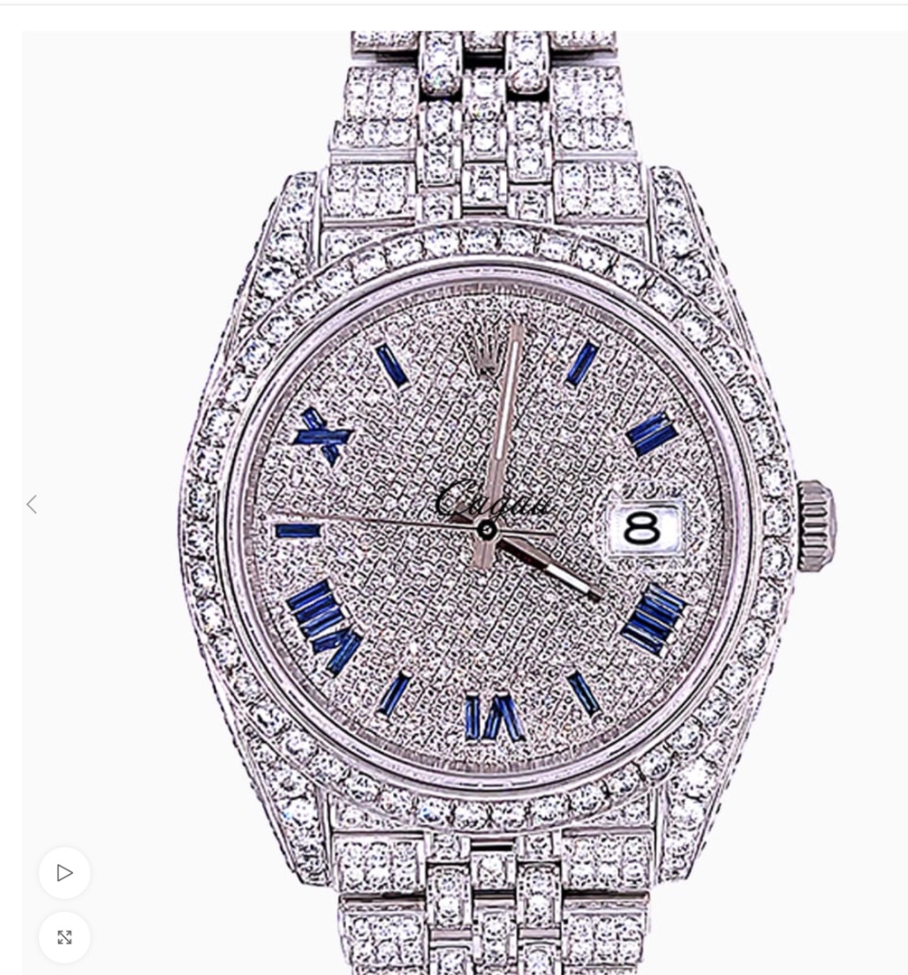Rolex – Datejust 41 – Oystersteel – Jubilee – Custom Diamond Set – “Covert” Sapphire Roman Numeral Dial

