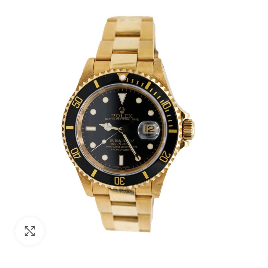Rolex Submarine Gold Black