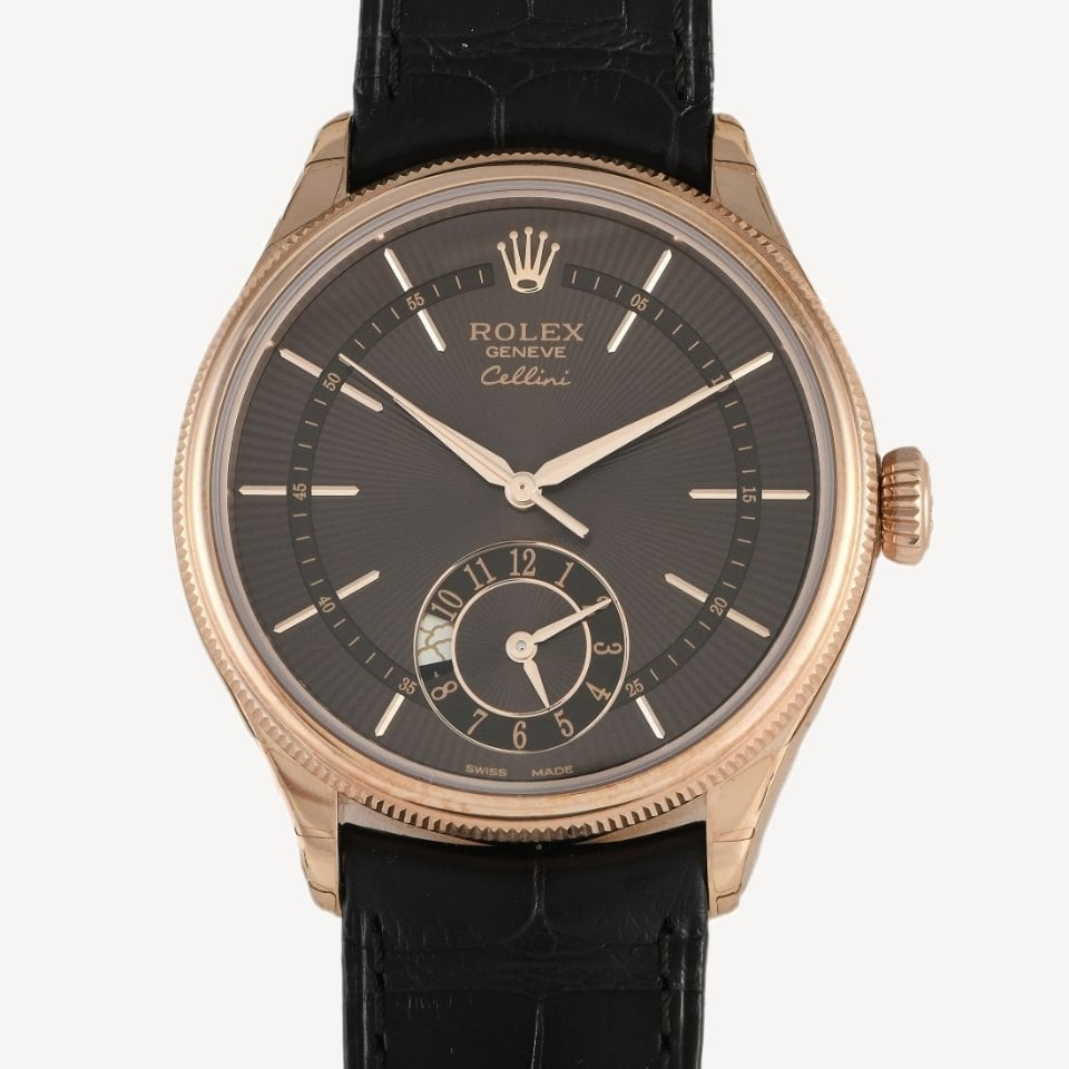 Rolex Cellini Dual Time Khanjar Watch 