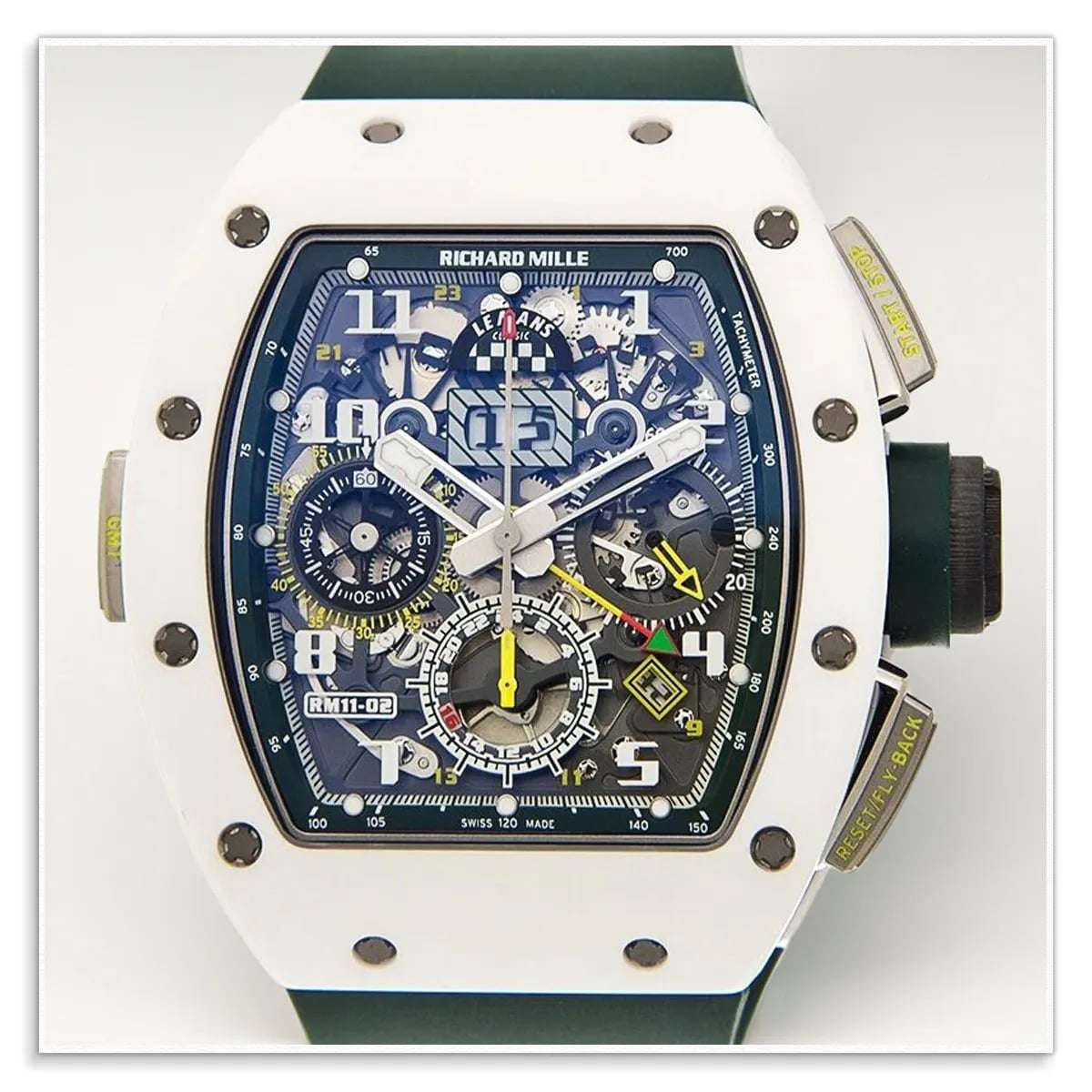 Richard MilleRM 11-02 AUTOMATIC FLYBACK CHRONOGRAPH DUAL TIME ZONE lok-407 0