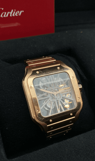 Cartier Santos De Cartier Skeleton 