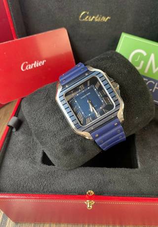 Cartier Santos De Cartier WSSA0048 Blue