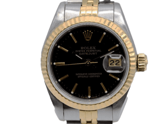 ROLEX Black Dial Lady Datejust 