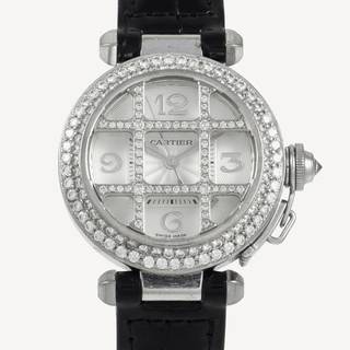 CARTIER PASHA GRILL DIAMOND LADIES 