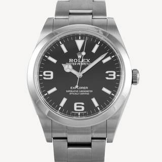 ROLEX EXPLORER BLACK DIAL