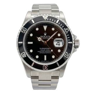 ROLEX SUBMARINER DATE STAHL NOS VERKLEBT 