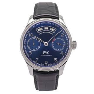 IWC PORTUGIESER ANNUAL CALENDAR STAHL 