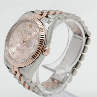 ROLEX DATEJUST 36 STAHL/ROSEGOLD 