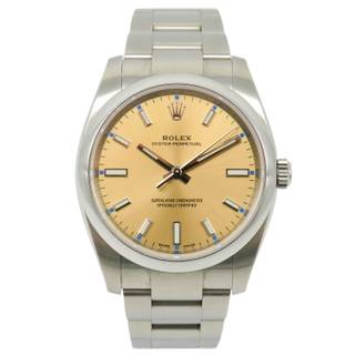 ROLEX OYSTER PERPETUAL 34 STAHL 