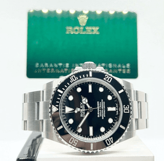 Rolex Oyster Submariner No Date 124060 Black Dial 