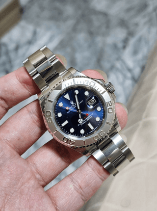 Rolex yachtmaster 40mm blue dial