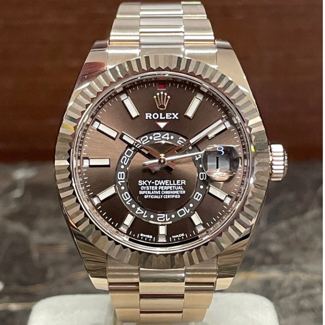 Rolex Sky-Dweller Rose Choco