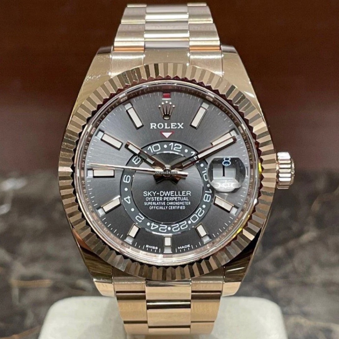 Rolex Sky-Dweller Rose Rhodium