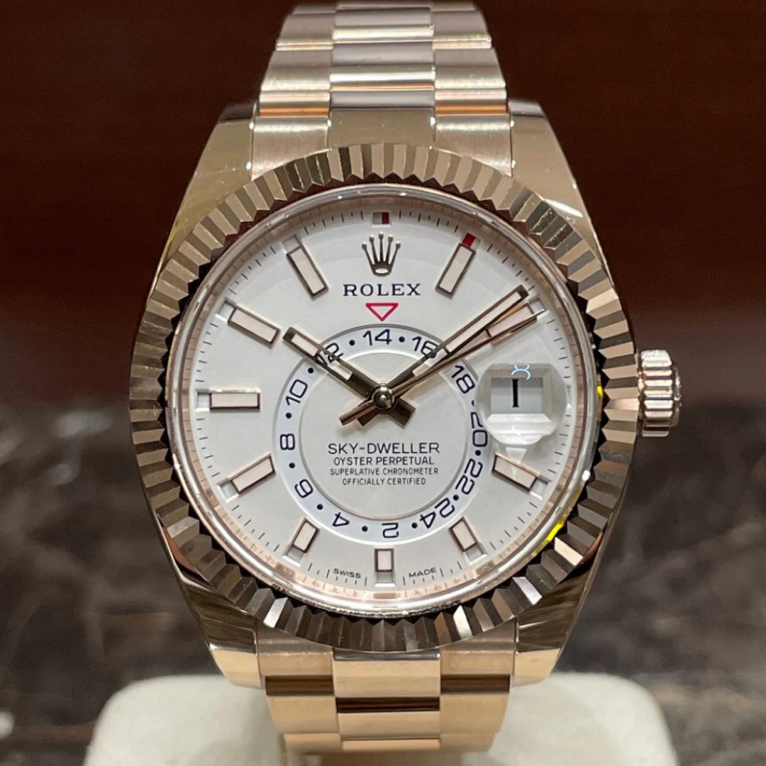 Rolex Sky-Dweller Rose Ivory