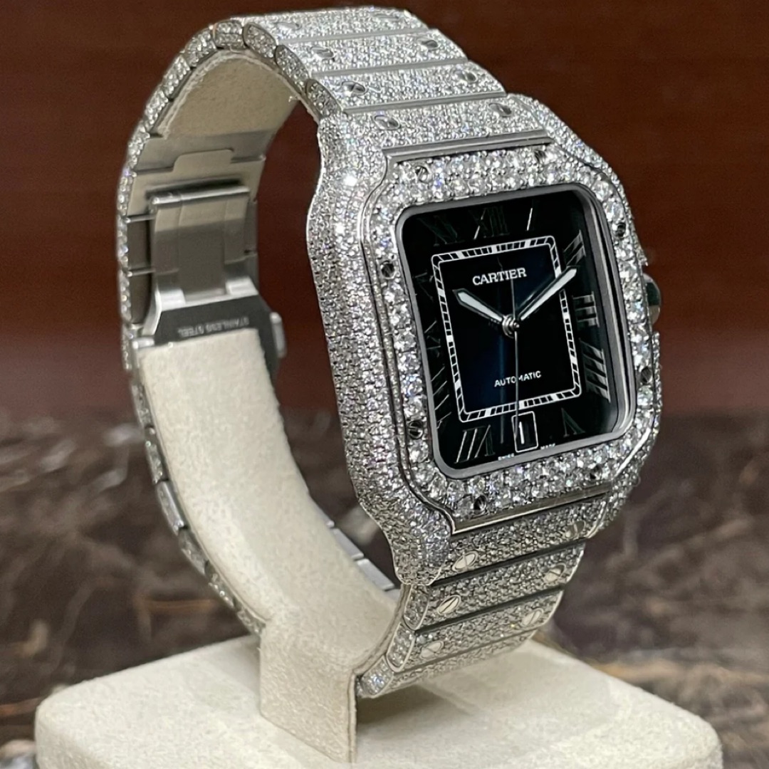 Cartier Santos Blue