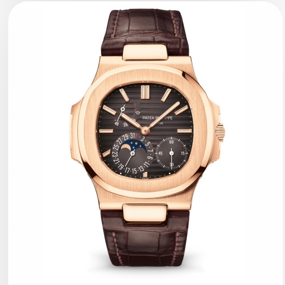 Patek Philippe moon phases nautilus.