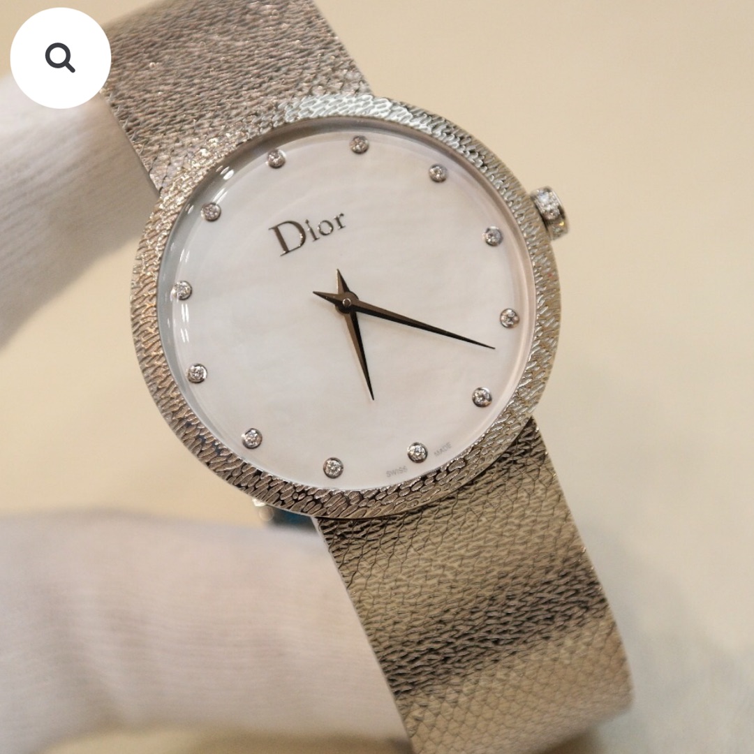 PRE-OWNED DIOR LA D DE DIOR 36MM QUARTZ