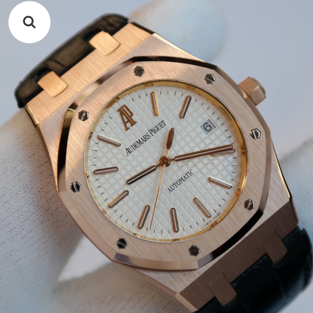 PRE-OWNED AUDEMARS PIGUET ROYAL OAK 39MM ROSE GOLD