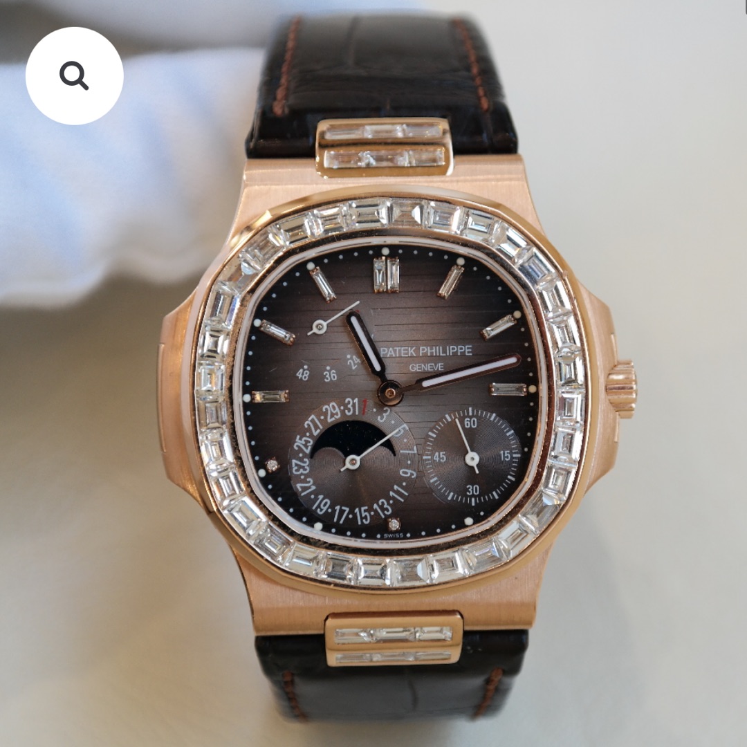 PRE-OWNED PATEK PHILIPPE NAUTILUS ROSE GOLD