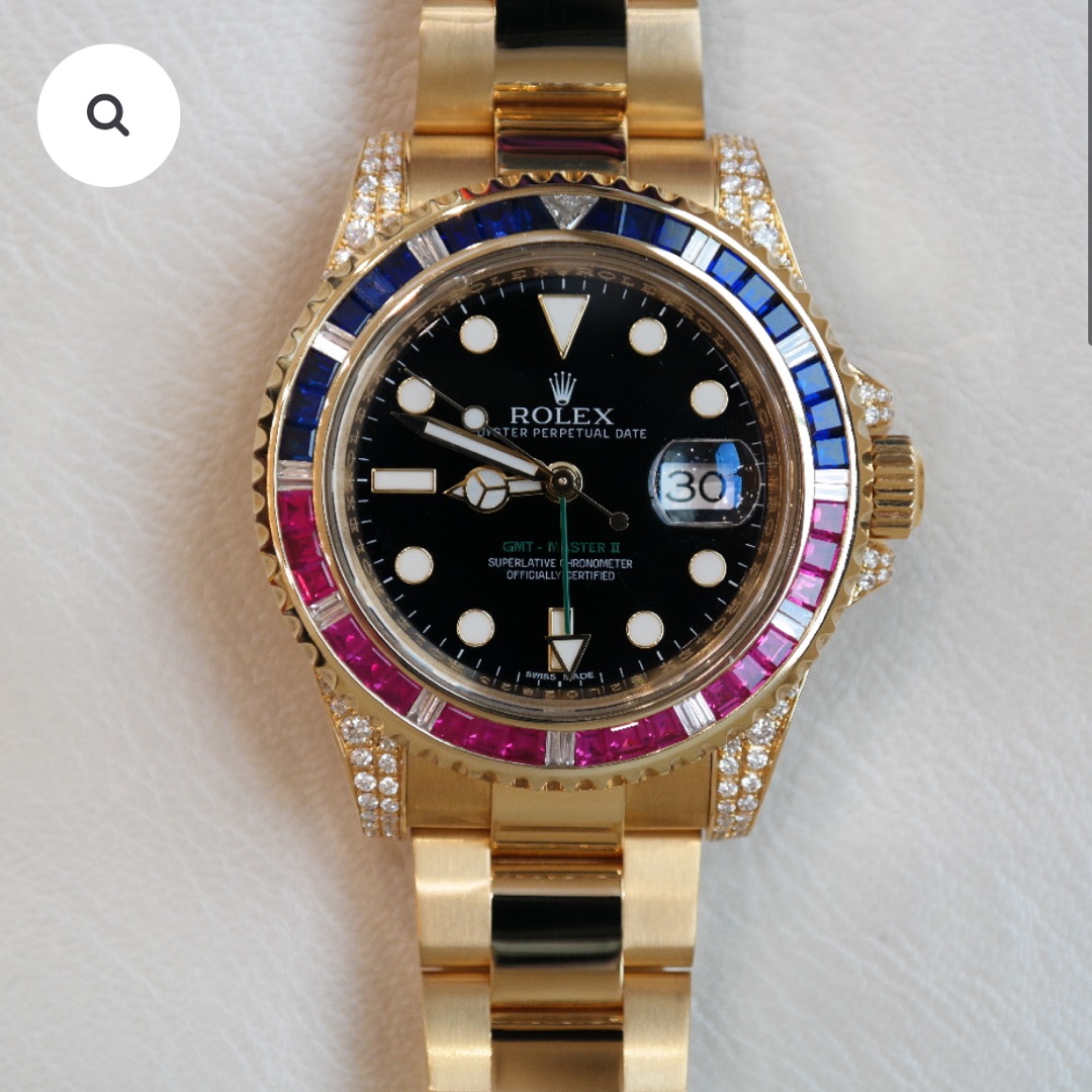 PRE-OWNED ROLEX GMT-MASTER II