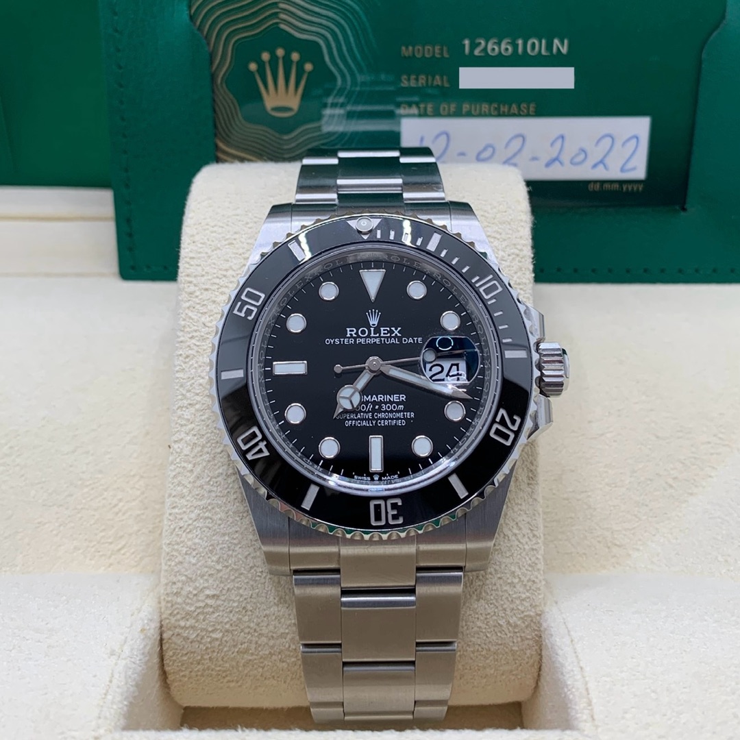 Rolex Submariner Date 126610LN FULL SET 2022 