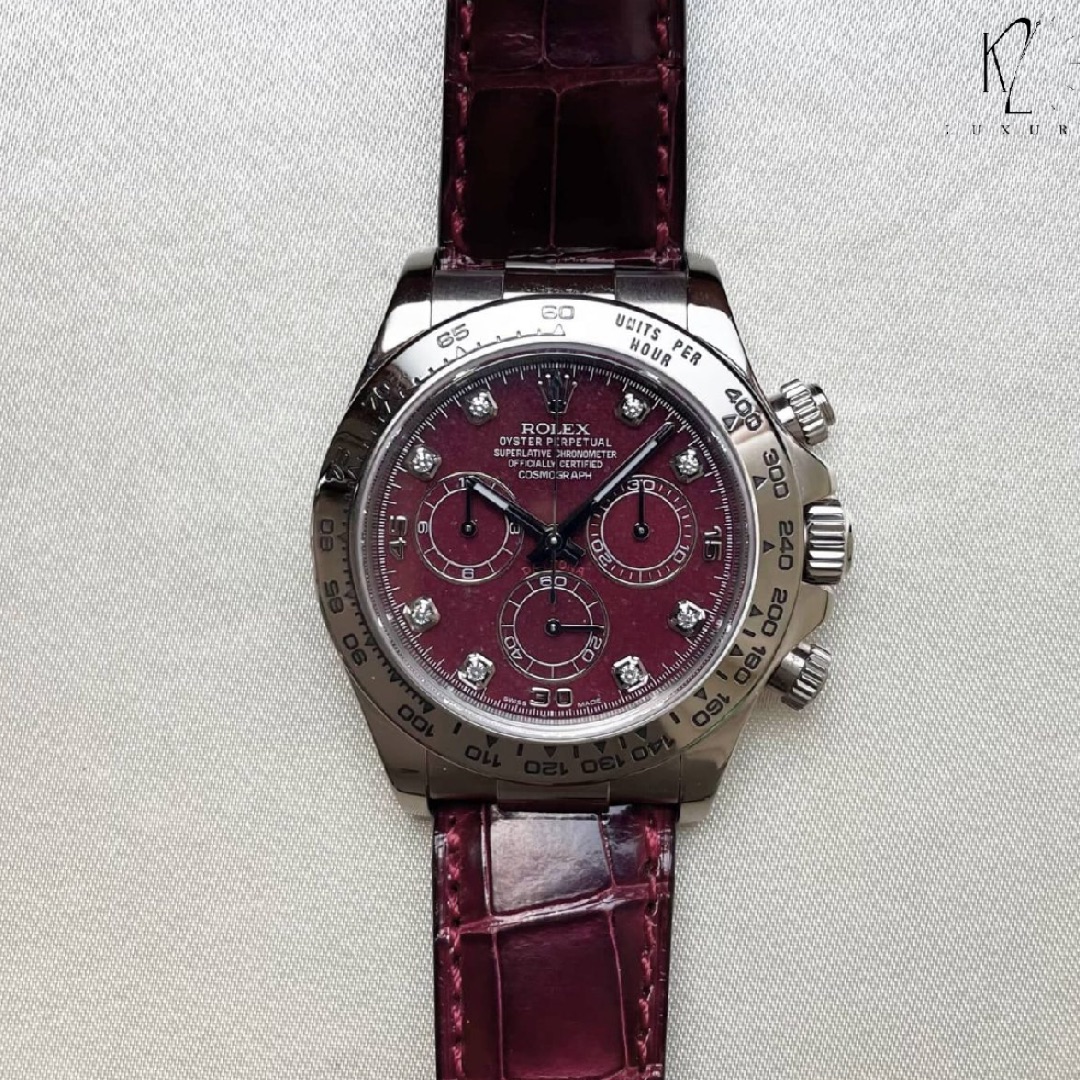 Rolex Daytona Grossular Garnet Rubellite Dial