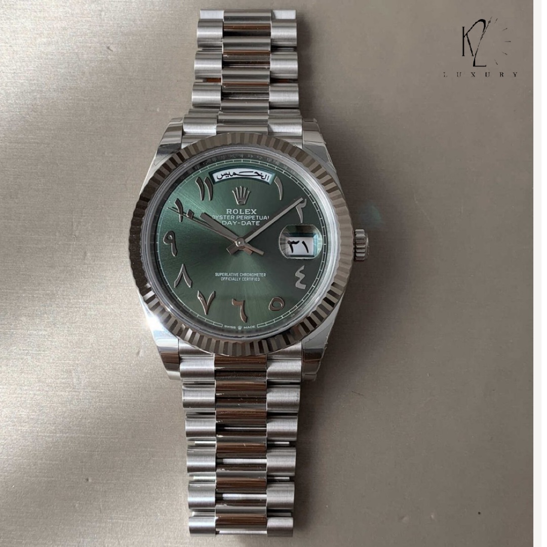 Rolex Day-date “Arabic” Fluted Bezel