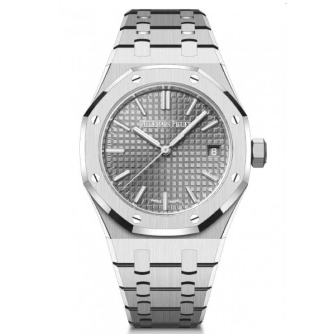 AUDEMARS PIGUET ROYAL OAK 50TH ANNIVERSARY STAINLESS STEEL GREY 37MM