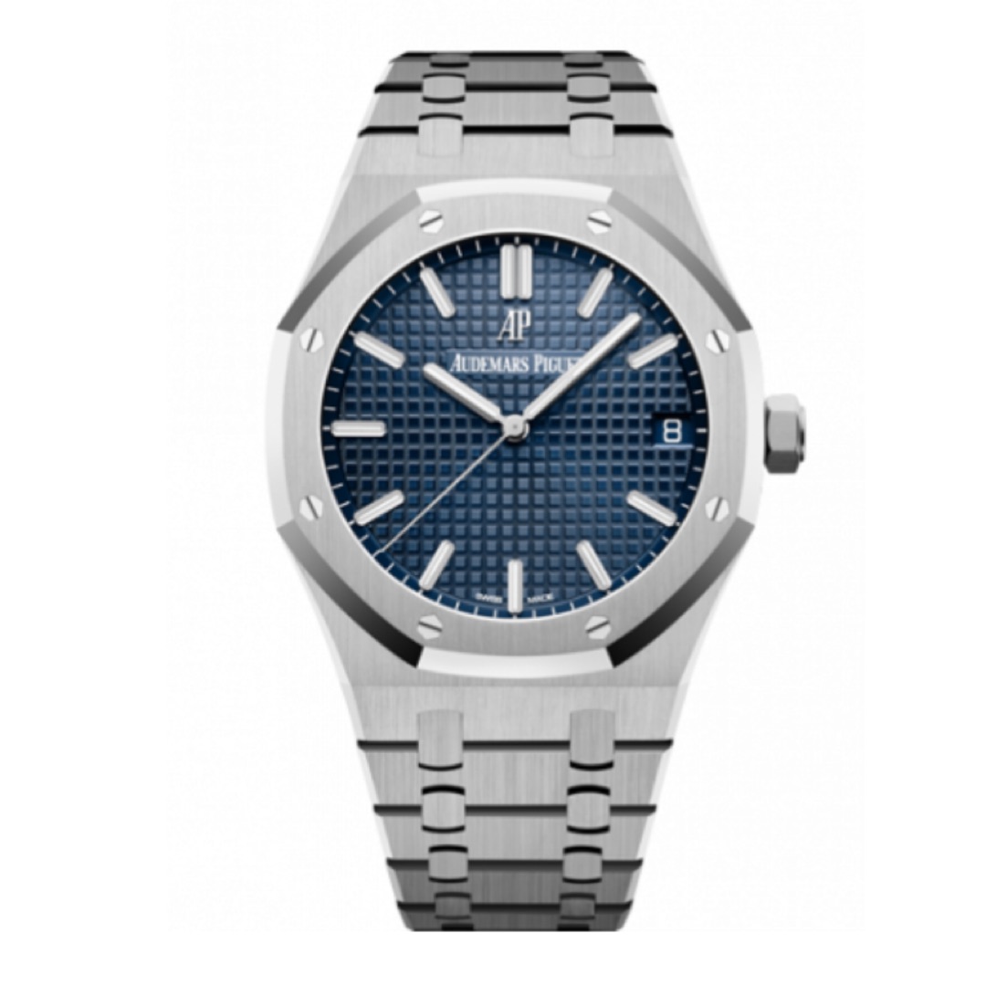 AUDEMARS PIGUET ROYAL OAK STAINLESS STEEL BLUE DIAL 41MM