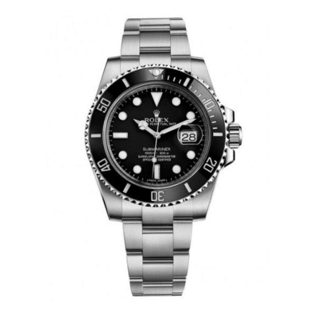 ROLEX SUBMARINER DATE BLACK DIAL 40MM