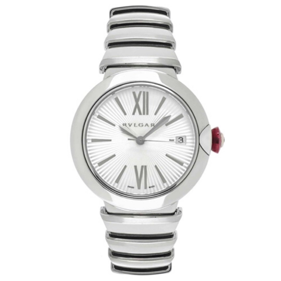 BVLGARI LVCEA STEEL SILVER OPALINE DIAL