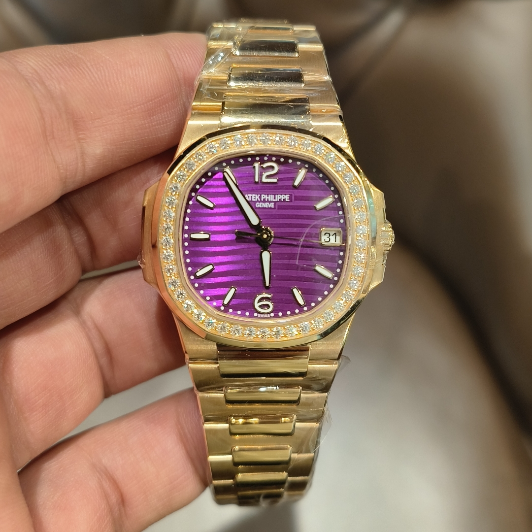 Patek Philippe Nautilus Rose Gold Purple 