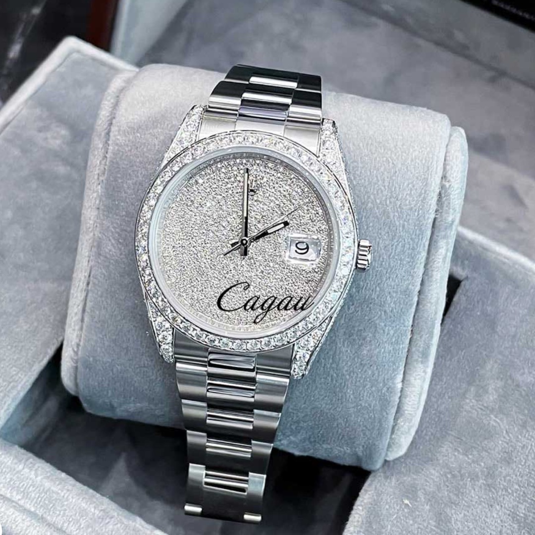 Rolex – Datejust 41 – Oystersteel – Oyster – Custom “Covert” Diamond Dial & Bezel