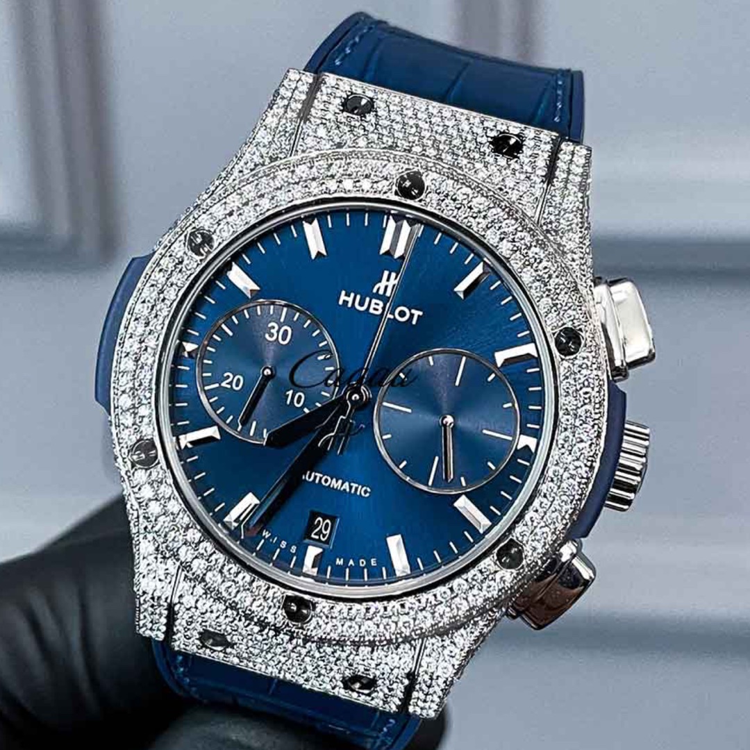 Hublot – Classic Fusion – 45 mm – Chronograph Titanium Blue