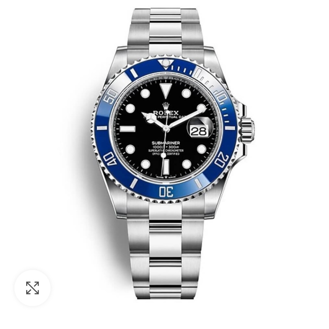 Rolex Submariner Date 41 mm Black Dial White Gold